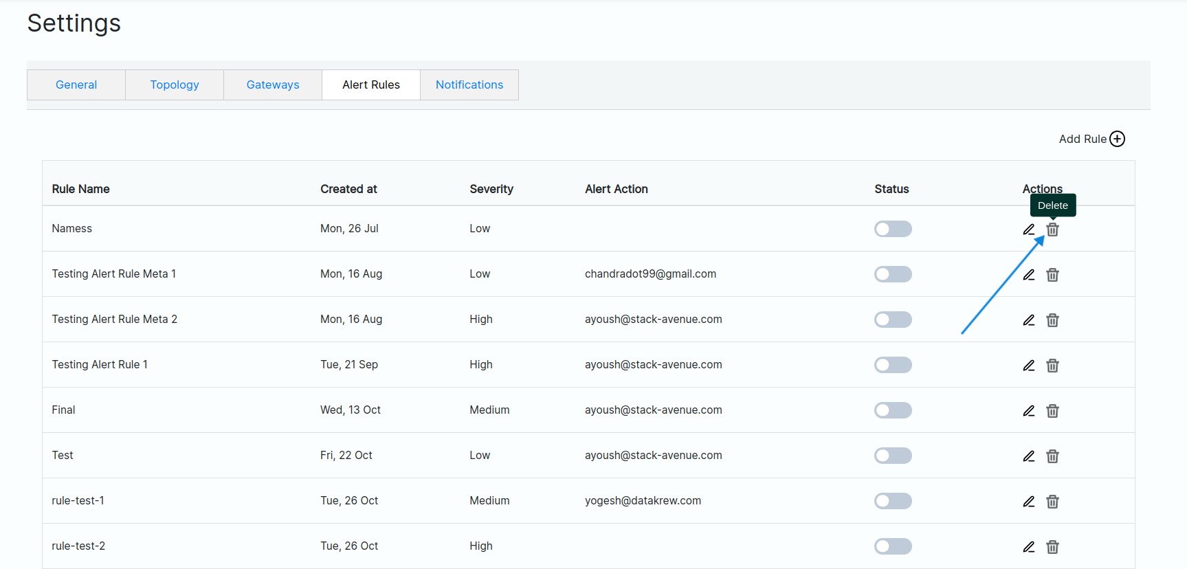 Iot Manager app